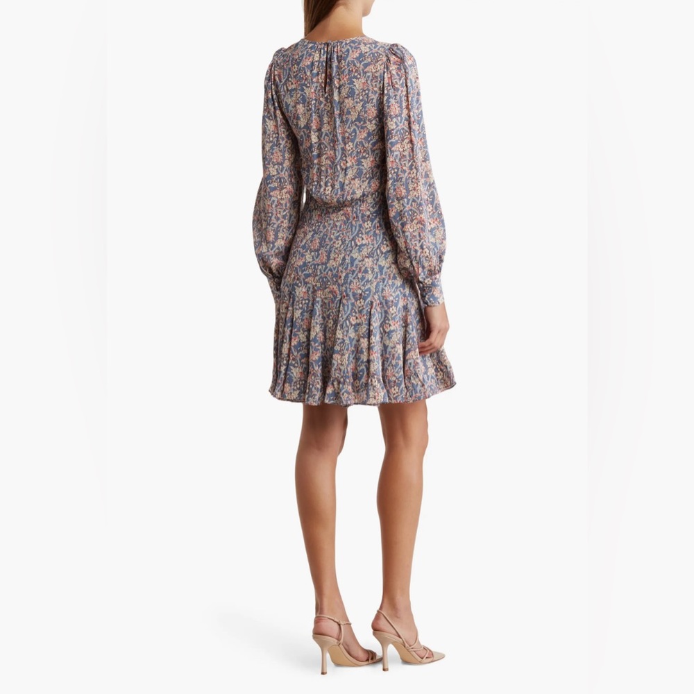 Veronica Beard Gara Floral Long Sleeve Dress NWOT - Picture 3 of 5
